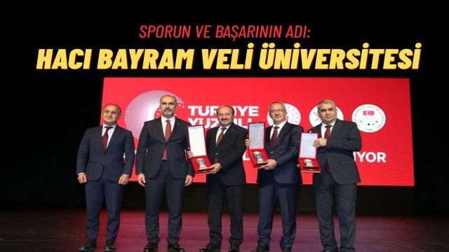 Hacı Bayram Veli Üniversitesi Sporda Zirvede: 4 Ödülle Türkiye’nin Gururu Oldu