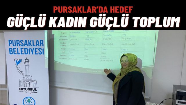 Pursaklar’da Kadınlara Farkındalık ve Aile Okulu Eğitimleri Başladı