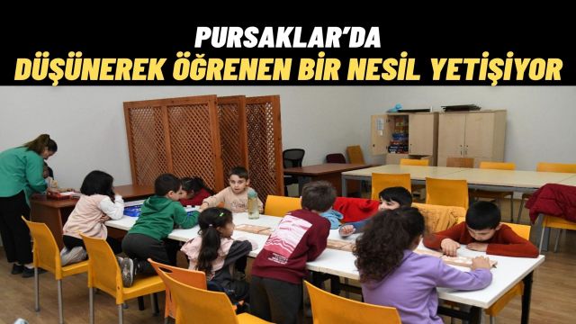 Pursaklar Belediyesi’nden Miniklere Zeka ve Sanat Desteği