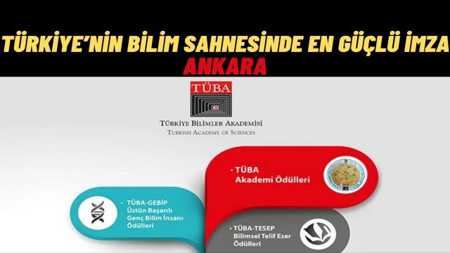 Ankara’nın Bilim Gücü TÜBA 2025 Ödüllerine Damga Vurdu