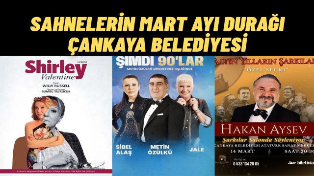 Çankaya Belediyesi Martı Sanatla Dolduruyor