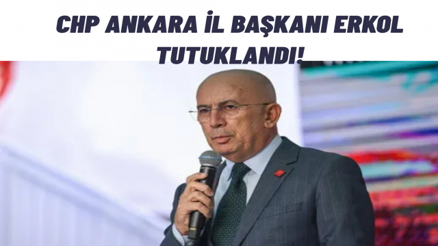 İzmir’de kooperatif Soruşturması CHP Ankara İl Başkanı Ümit Erkol Tutuklandı