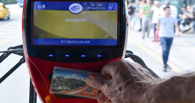 65 YAŞ VE ÜZERİ VATANDAŞLARA TOPLU TAŞIMA HİZMETİ AÇILDI