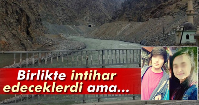Birlikte intihar edeceklerdi ama...