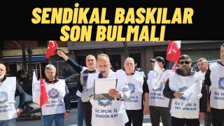 Öz İplik İş’ten Ar Leder Önünde Basın Açıklaması