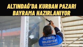 Altındağ’da Kurban Satış Alanı Bayrama Hazırlanıyor