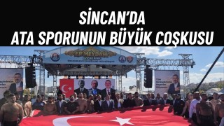 Sincan’da Ata Sporumuz Yağlı Güreş Coşkusu Yaşandı